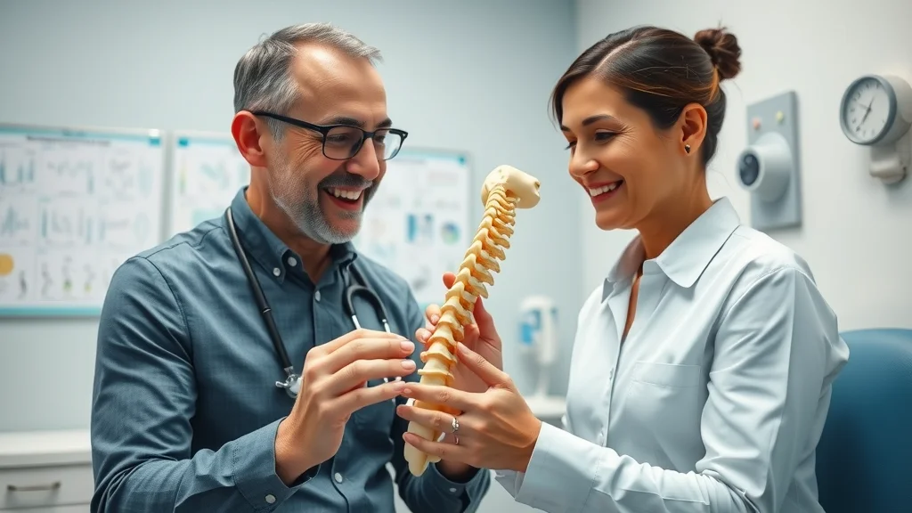 Experienced chiropractor discussing diagnosis—how to choose the best chiropractor
