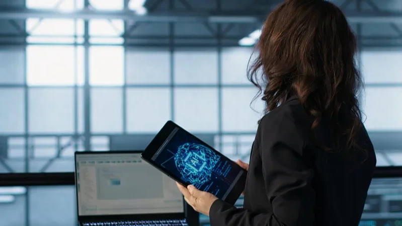 Insightful legal analyst reviewing data privacy and AI compliance laws for organizations