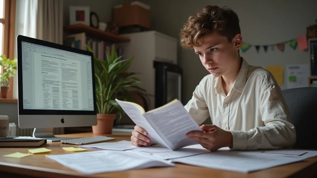 Tax prep confusion: Young adult struggling to understand complex tax forms and law changes with DIY tax prep software