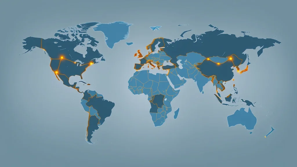 <em>AI Act</em> and global <em>ai regulations</em> by region visualized on digital map