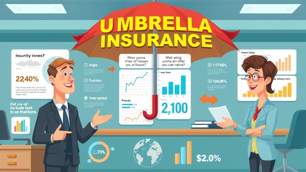 dynamic infographic showcasing the necessity of umbrella insurance in Michigan