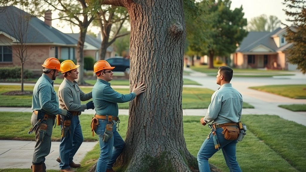 Residential tree removal Kansas City process step by step team workflow
