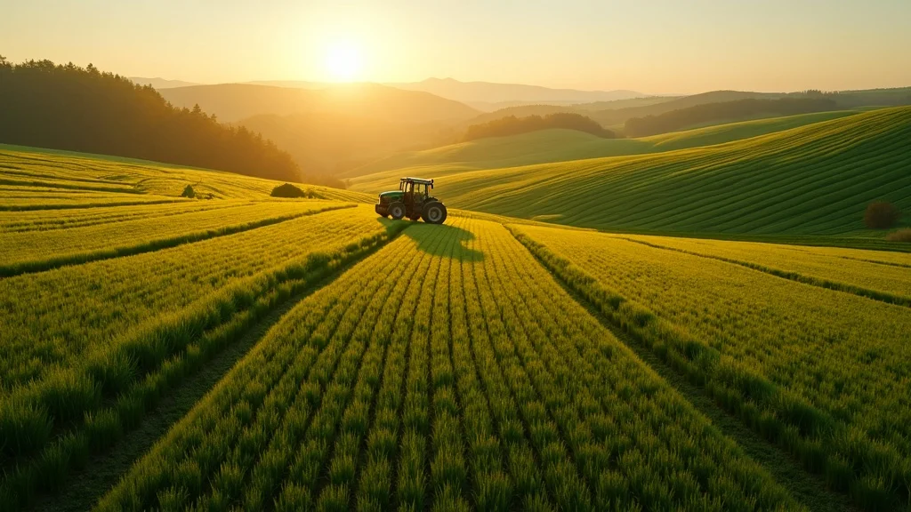 Sustainable farmland with crop rotation and cover crops climate smart policy