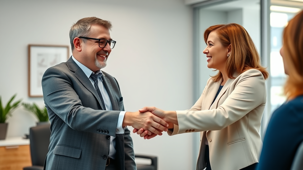 happy clients' testimonial for mediation lawyer after successful agreement milford ct