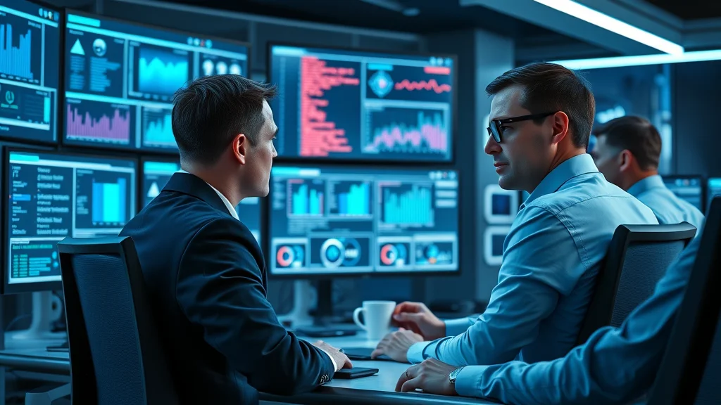 Control room operators monitoring AI audit logs and compliance dashboards in real time