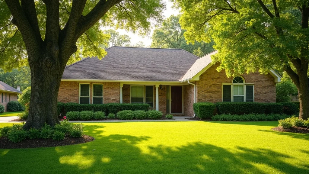 Beautiful Shreveport home with trimmed trees and clear yard—tree removal Shreveport, tree care, curb appeal, Bossier City, maintained property