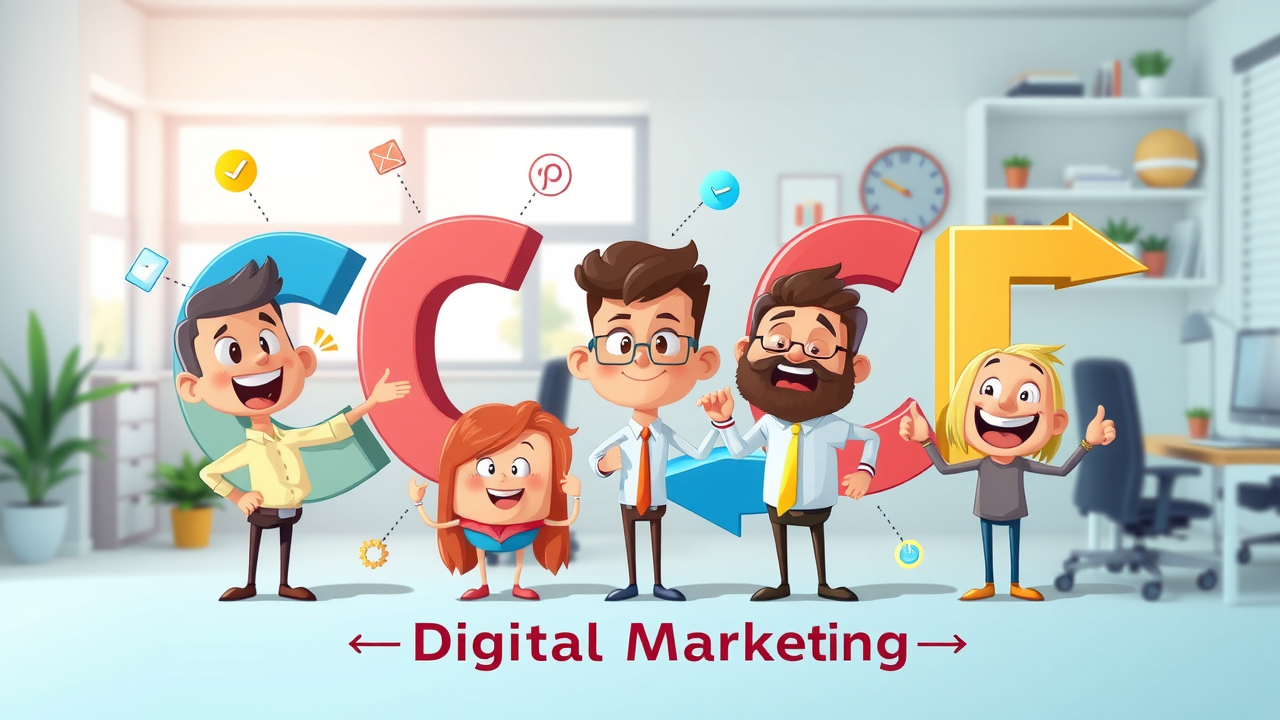 Infographic - 7 C's of digital marketing, small business internet marketing FAQ