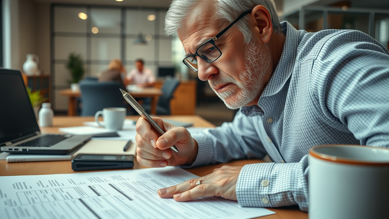 Real estate investor reviews hard money loan documents and property appraisal forms, focusing on process and paperwork Real estate investor reviews hard money loan documents and property appraisal forms, focusing on process and paperwork