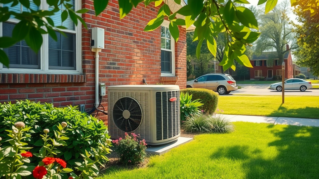 Energy-efficient cooling system installed at Detroit home on summer day