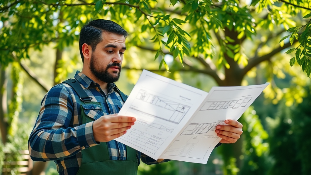 Professional handyman discussing project plans with homeowner