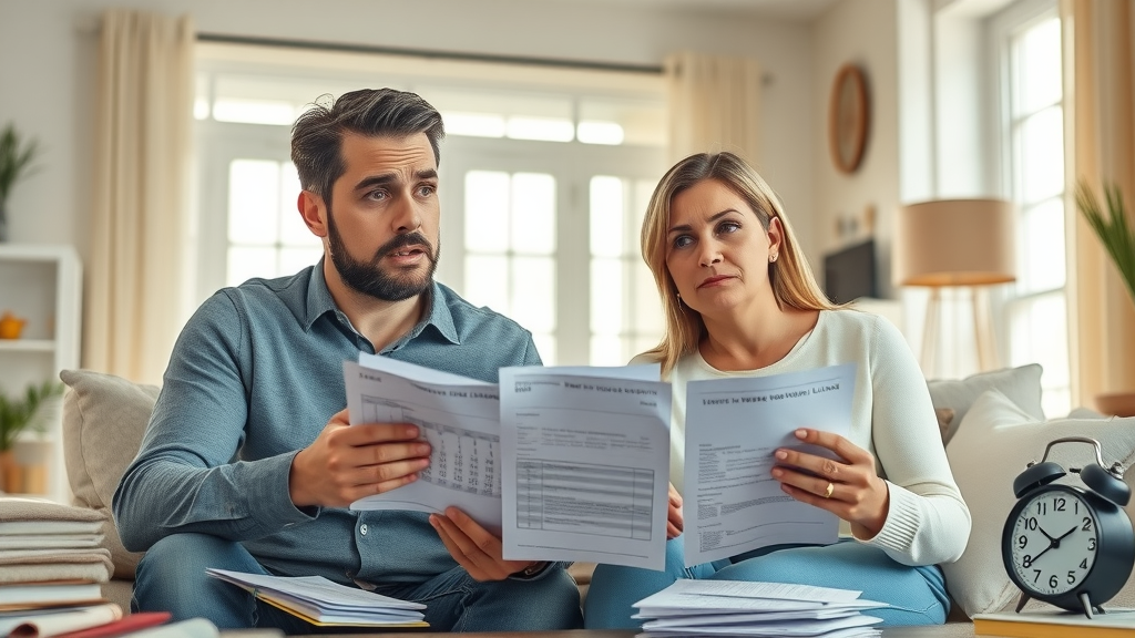 Bridge loans anxiety couple paperwork repayment timeline mistakes home buyer loan documents