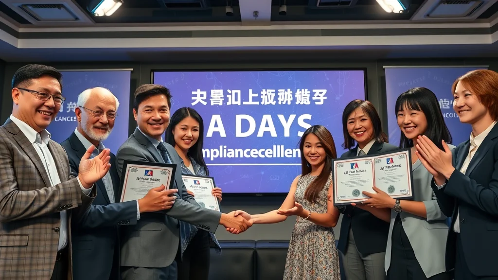 Team being recognized for excellence in ethical ai governance and compliance