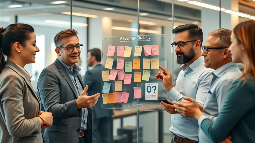 Executives and data scientists plan AI governance strategy in innovation hub