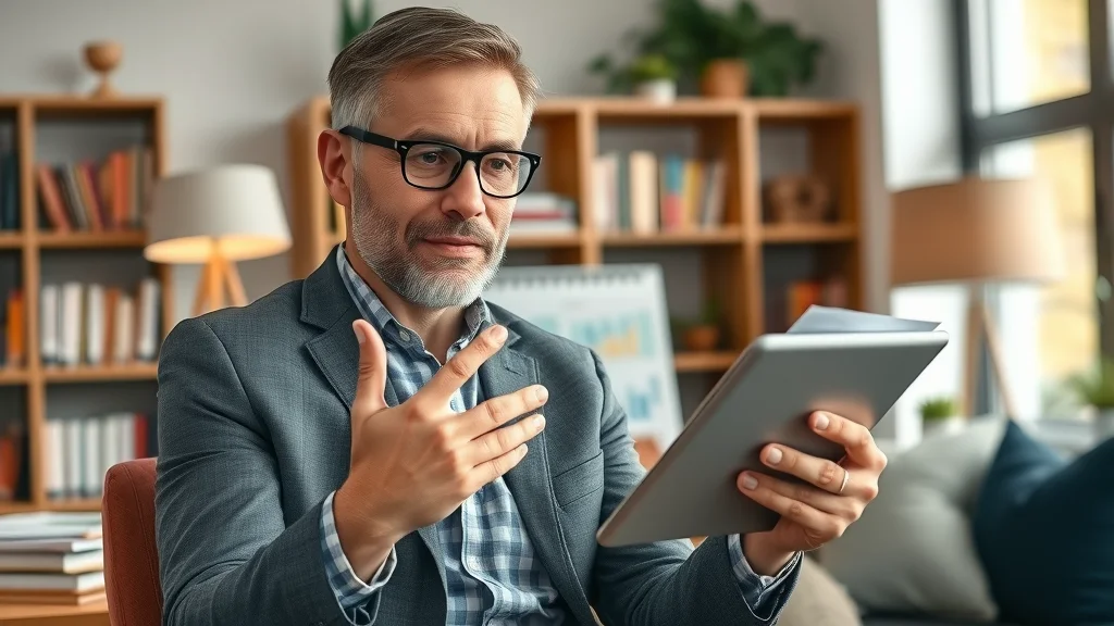Financial advisor consulting business owner on delegating financial responsibilities to optimize business focus and system efficiency.