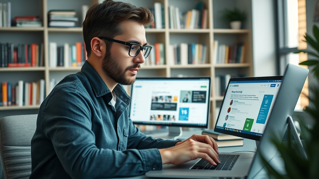 SEO marketer conducting keyword research to improve on-page SEO techniques