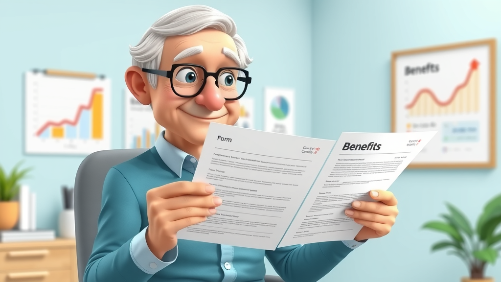 senior comparing benefits forms social security supplemental security income disability benefits infographic