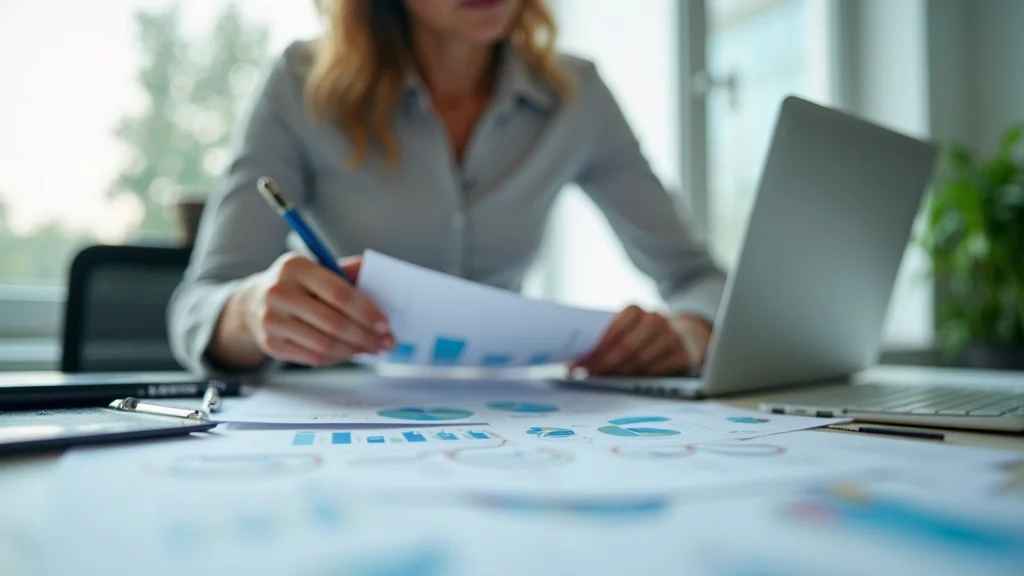 business broker conducting business valuation with financial documents