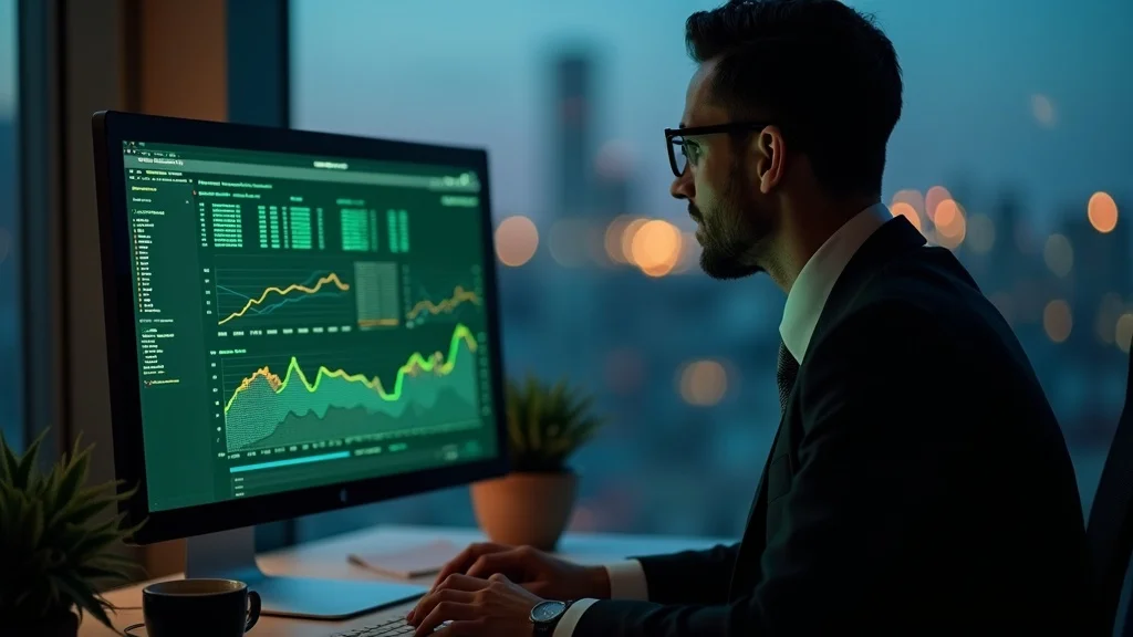 Modern accountant analyzing Google Ads campaign for accounting firm growth, google ads for accountants