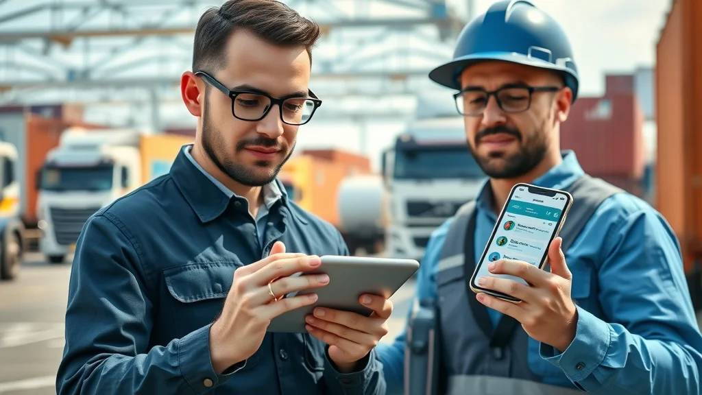 tms features mobile app access logistics management transportation management system mobile tracking