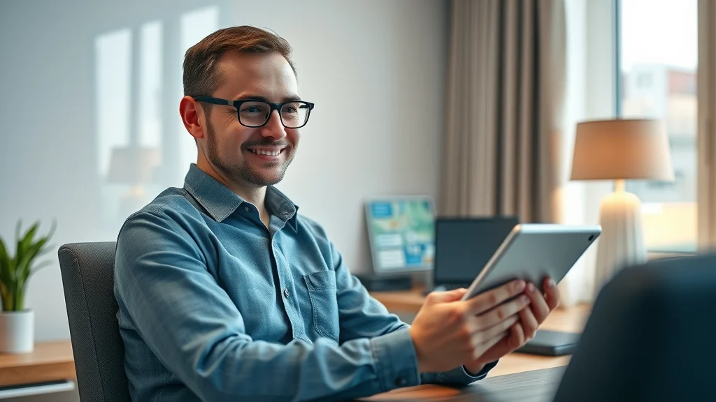 Cloud-based fleet management operation, remote operator monitoring vehicle locations on tablet using fleet management software