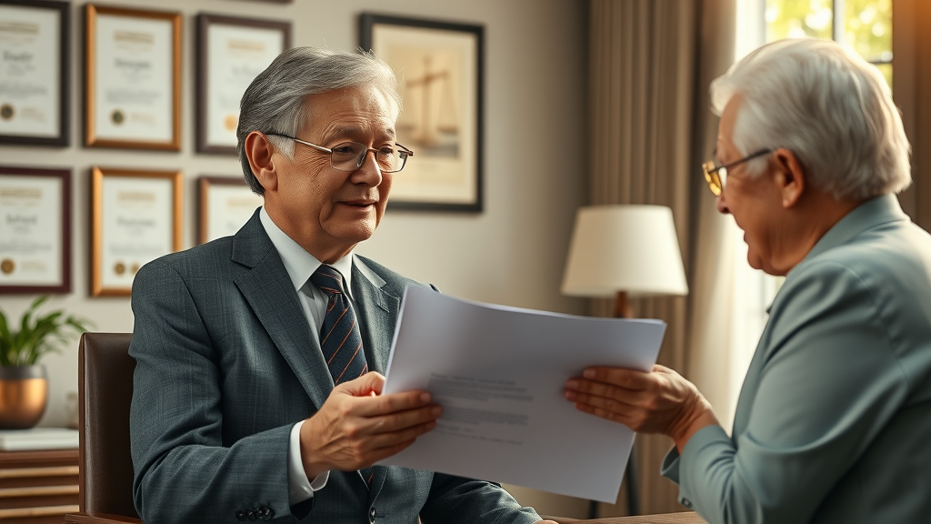 estate planning attorney Cullman AL guiding clients through legal documents