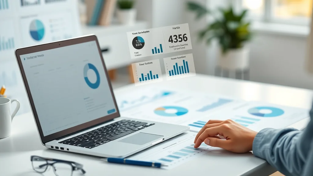 Insightful data-driven infographic showing financial discipline, cash flow statistics, and financial growth in a modern workspace