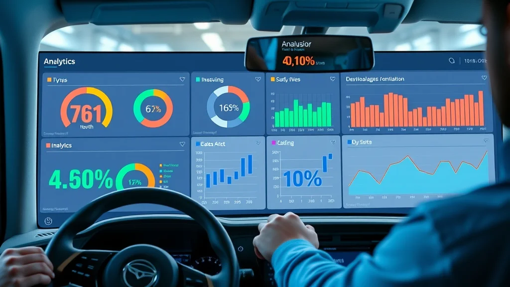 Driver analytics dashboard for driver behavior and real-time vehicle tracking insights – charts showing safety alerts and key performance indicators