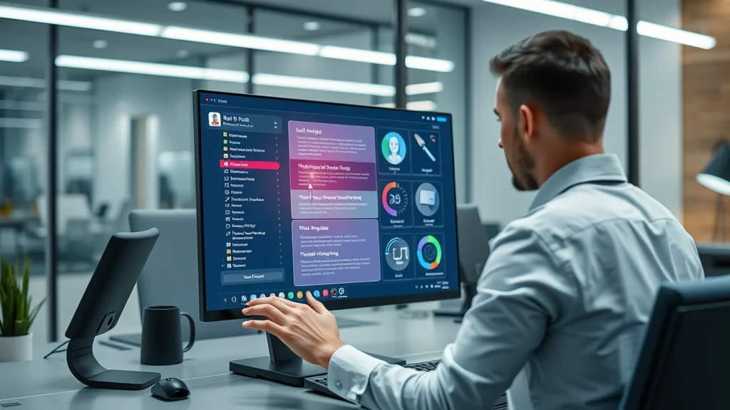 AI-powered automation interface for professional services—user interacting with AI automating busy work
