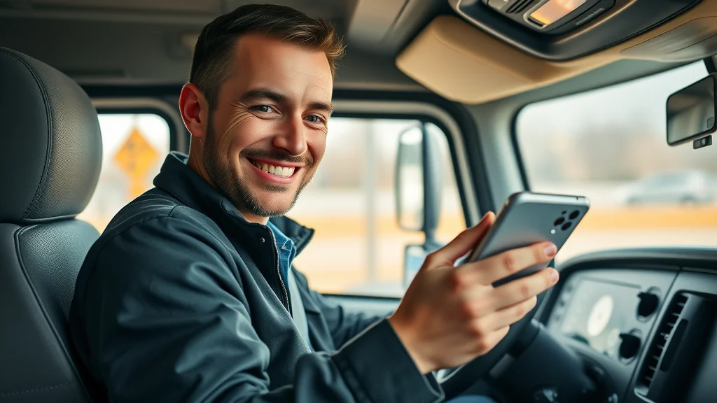 digital driver logbook trucking software cab mobile device