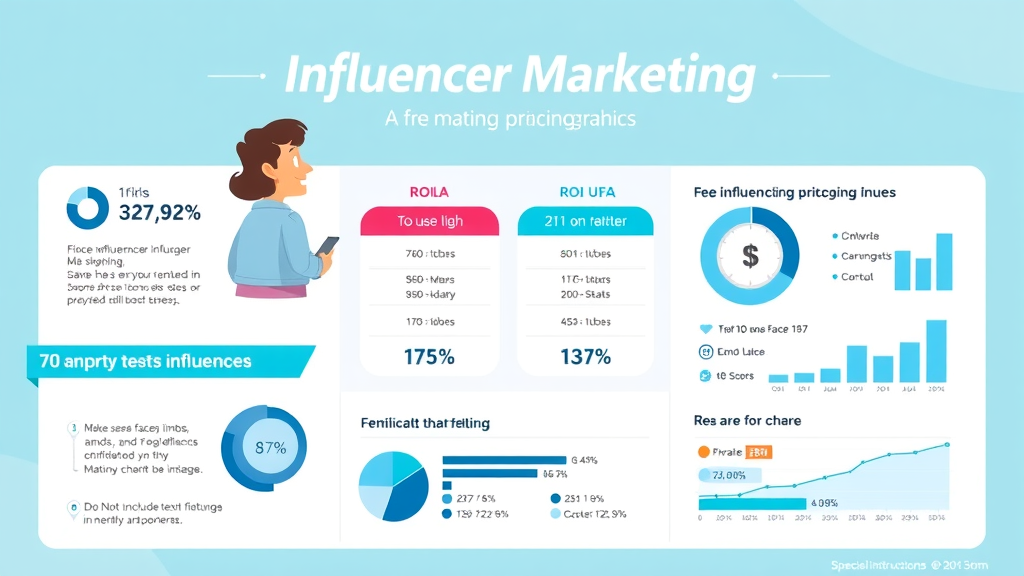 digital marketing infographic showing influencer marketing pricing tiers ROI in stamford ct