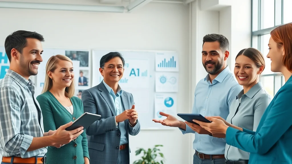 Innovation team reviewing a digital roadmap for ethical ai governance progression and strategy