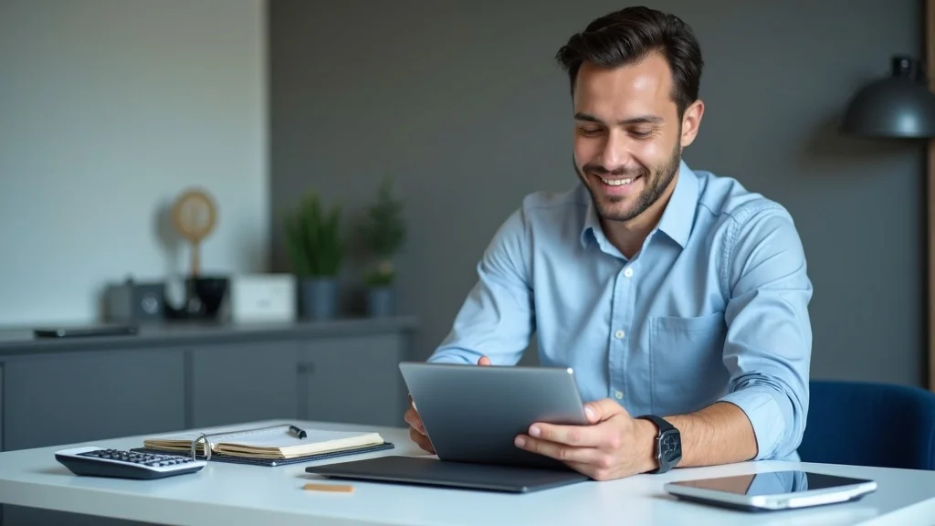 responsive accounting website design on tablets and smartphones