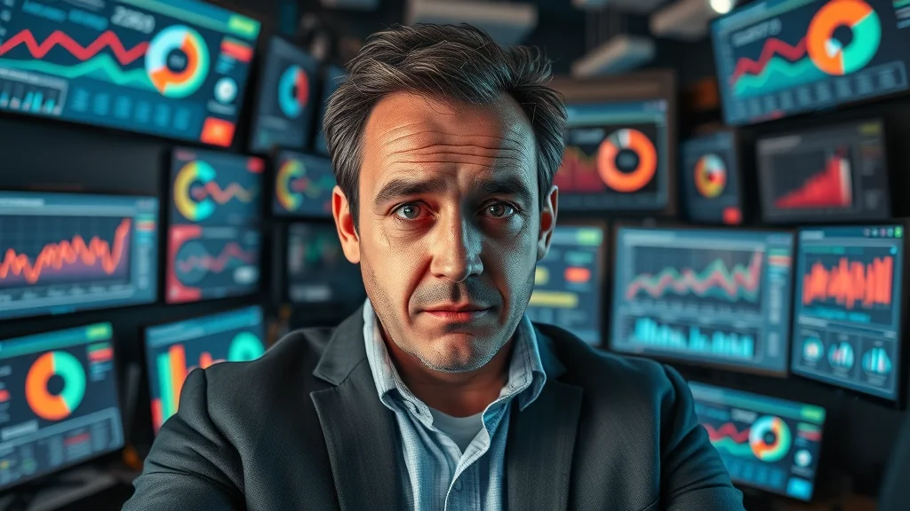 Business owner managing multiple AI marketing tool dashboards, addressing common mistakes