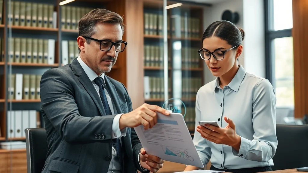 Law team collaborating with AI document review system to improve accuracy and workflow