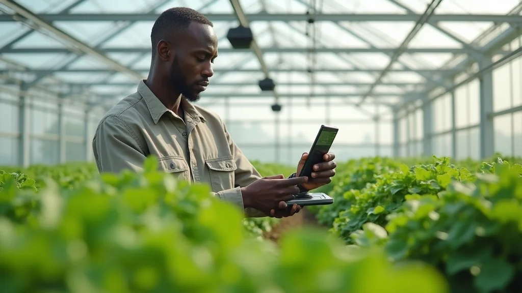 AGOA Africa agriculture exports USA: Innovative African farmer using technology for traceability
