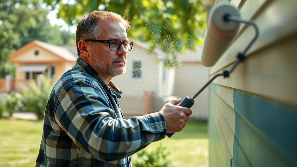 experienced exterior painter minneapolis mn painting house siding with roller for durable exterior paint