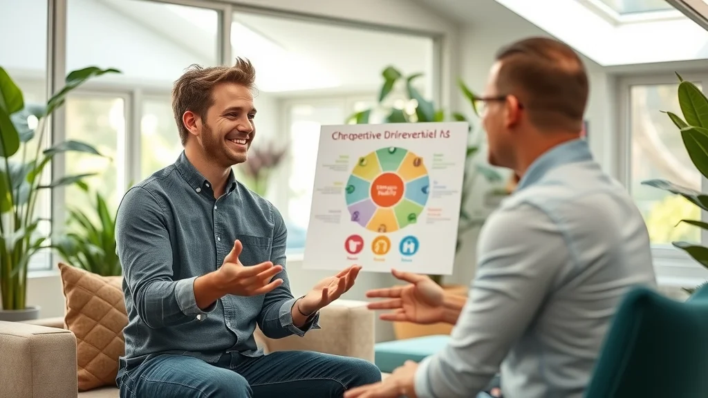 Sacramento chiropractor guiding patient on preventive care and holistic health practices in a modern wellness center, emphasizing affordability and insurance options.