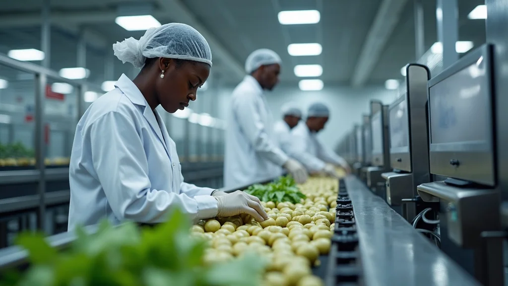 Africa trade and investment: Modern agricultural processing facility ensuring US export quality