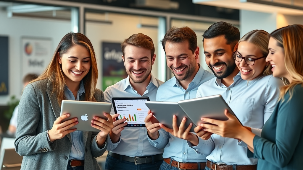influencer marketing stamford ct business team analyzing campaign results in modern office